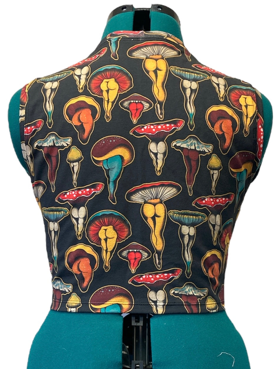 Buttshrooms Fitted Crop Tank