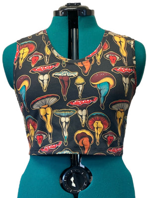 Buttshrooms Fitted Crop Tank