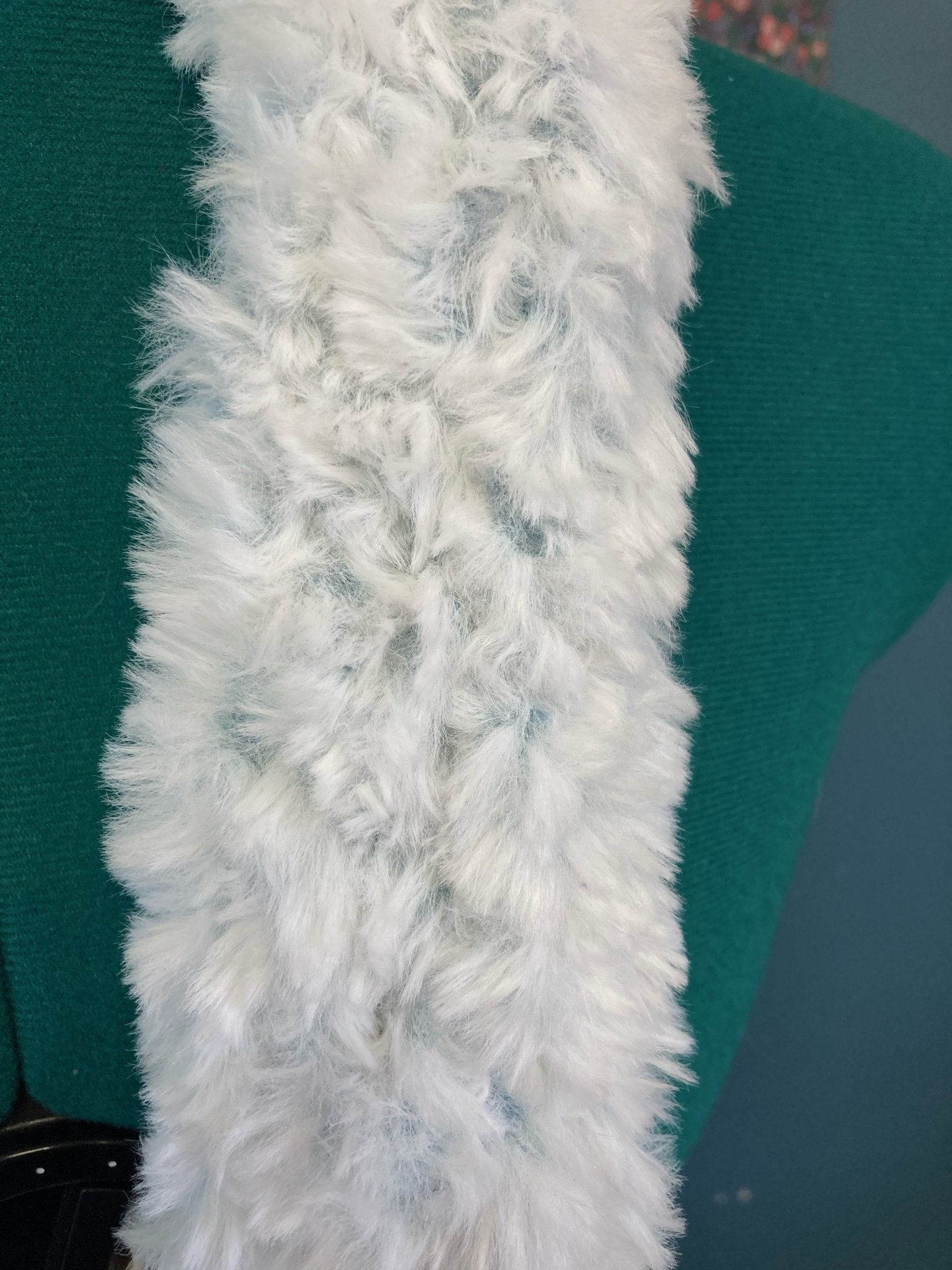 Blue Bengal Scarf Faux Fur