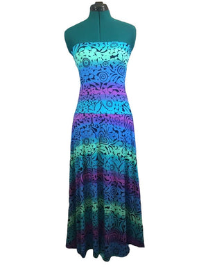 Maxi Convertible Dress in Ombre Tropical DBP