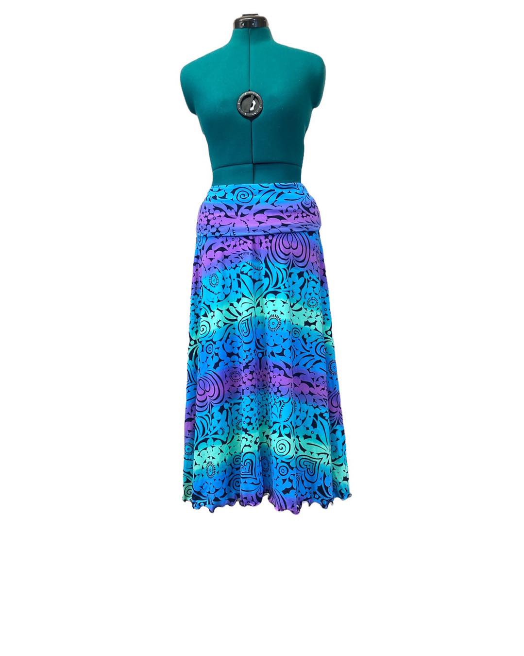 Midi Convertible Dress in Ombre Tropical DBP